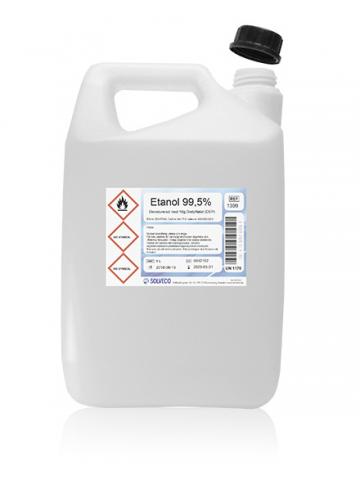Etanol av halten 99,9% samt denaturerad med 10g DEP (dietylaftalat). Denna denaturering är doftfri och används med fördel till tillverkning av kosmetika. Etanolen är absoluterad och har ett naturligt ursprung.